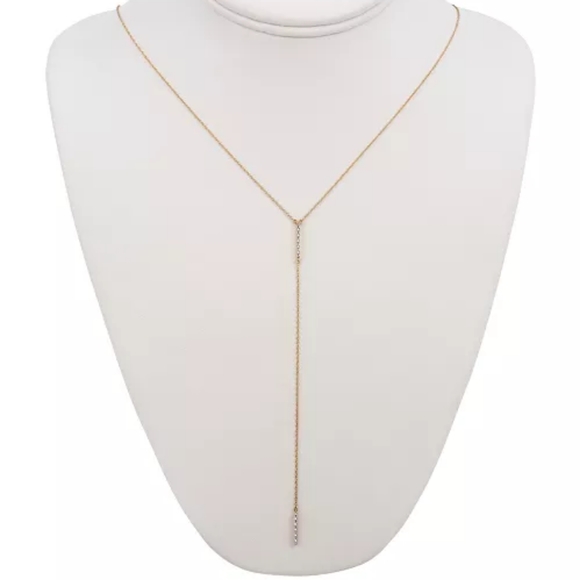 Elsie May Jewelry Elsie May Diamond Accent Lariat Necklace In 4k